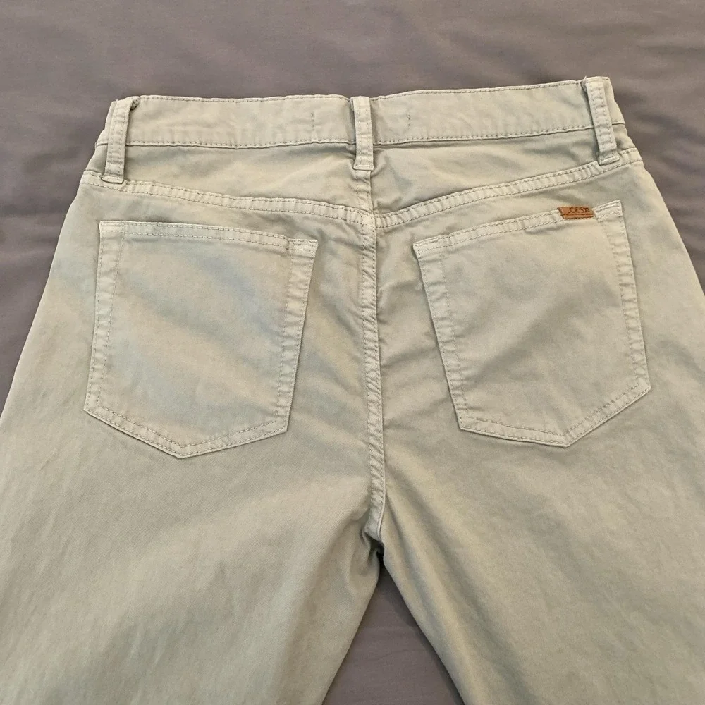 Joe's Brixton Jeans Mens 30x33 Sage Green‎ Light Wash Slim Straight Denim Pants